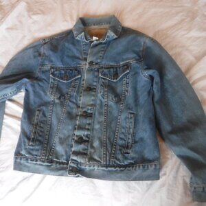 Gap Blue Jeans Mens Denim Jacket Size Medium pre Owned